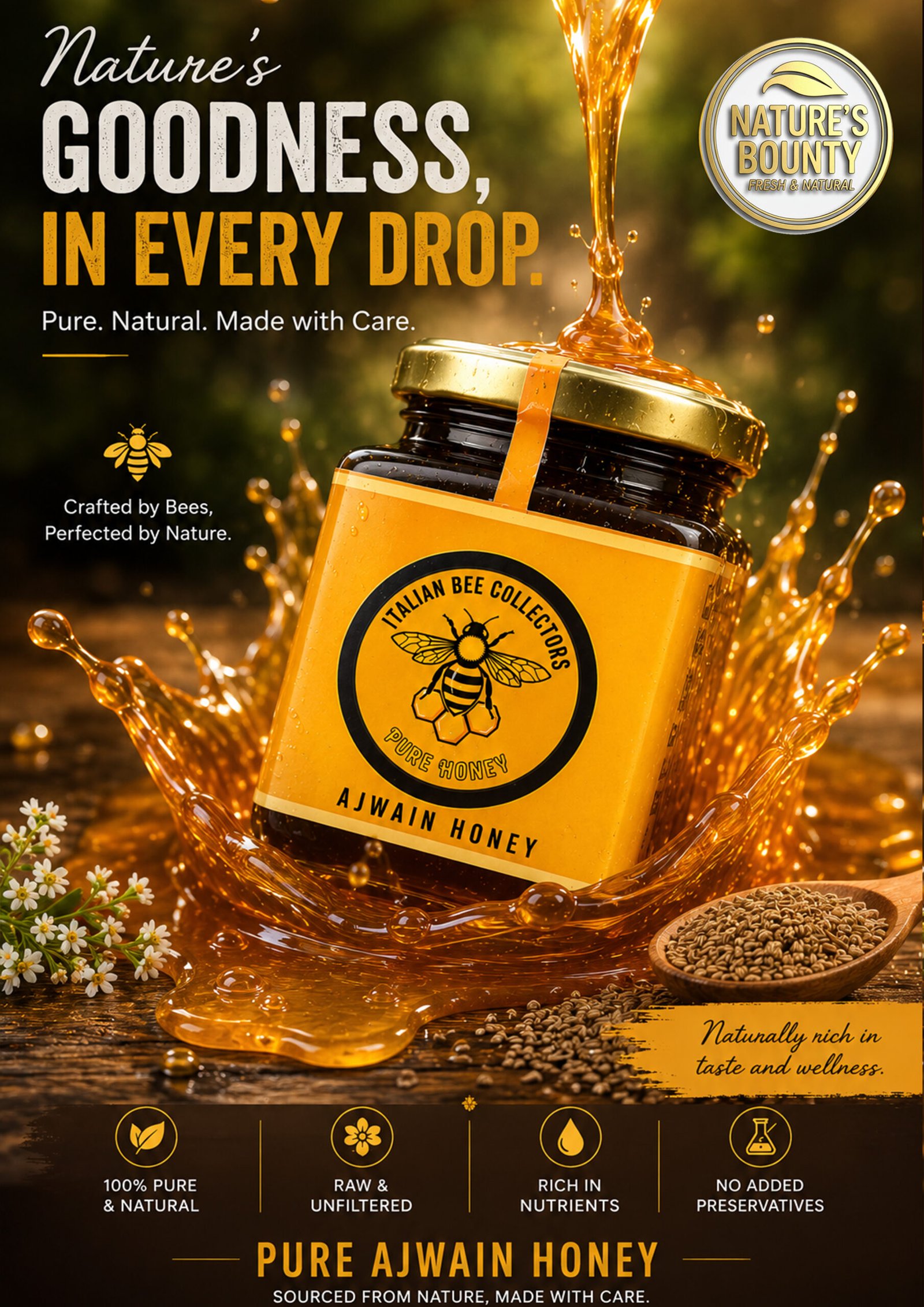 Premium Ajwain Honey 250ml